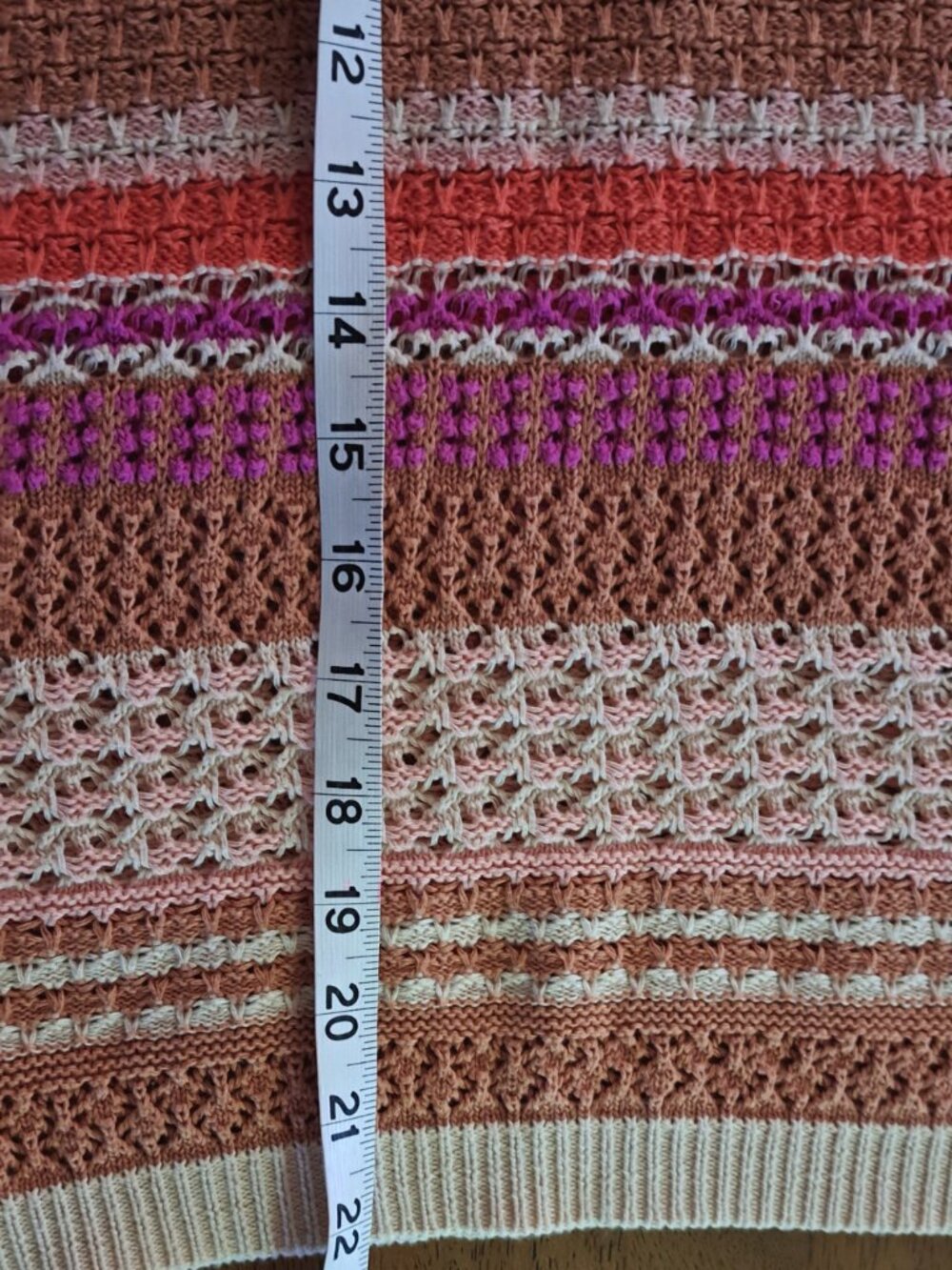 Heartloom The Kenzie Tank Small Crochet, knit Boho, fisherman Cotton Sleeveless - Picture 9 of 9